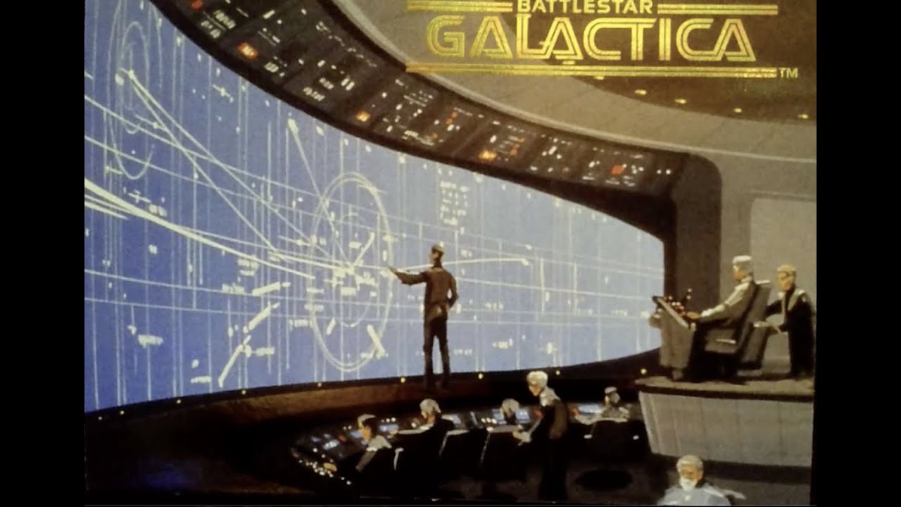 Awesome Command Center IMAX Concept Art (Classic Battlestar Galactica ...