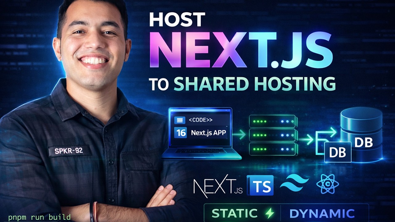 Host Next.js React App on Shared Hosting (2026) 🚀 No VPS Needed ...