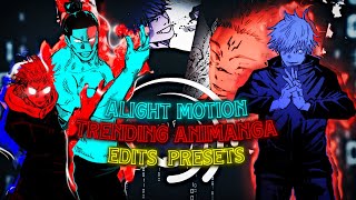 Trending AniManga Edits Presets | Alight Motion Free presets