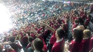 University of Wisconsin at the Milwaukee Admirals...On Wisconsin and Sieve Chant!
