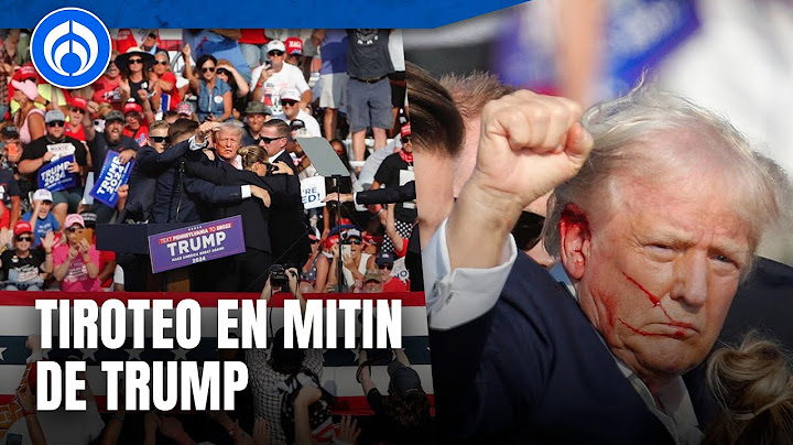 Atentado contra Trump: así fue el momento exacto del tiroteo