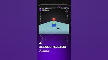 Blender Basics Malayalam Part 4 - Outliner #b3d #blender #blender3d #malayalam
