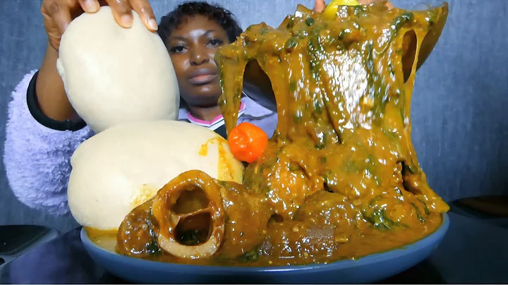 Cook and Eat With Me ogbono soup with fufu 