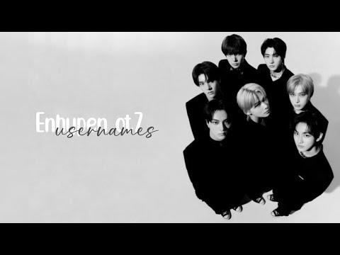 Enhypen OT7 Aesthetic Usernames! || @hee.luvss_04