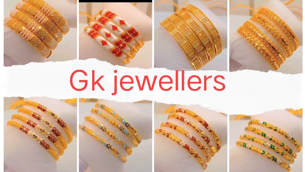 latest gold bangles designs || gold kangan designs || gold chudi design ...