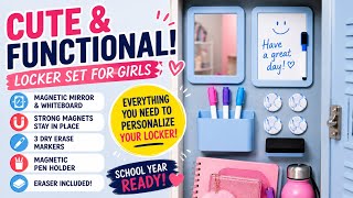 Perfect back to school locker accessory kit!