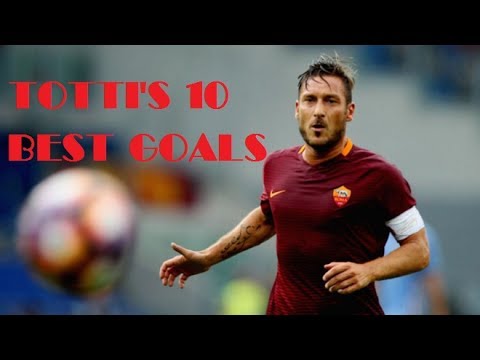 Francesco Totti's 10 Best Goals For AS Roma - Never Forget This Genius