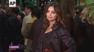 James, Hoult, Coleman sit front row at Burberry