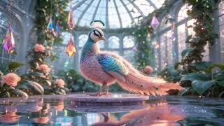🐚💖 The Blush Feather Dreamscape | Enchanted Lofi Vibes with a Pink Peacock ✨🦚🌸 screenshot 5