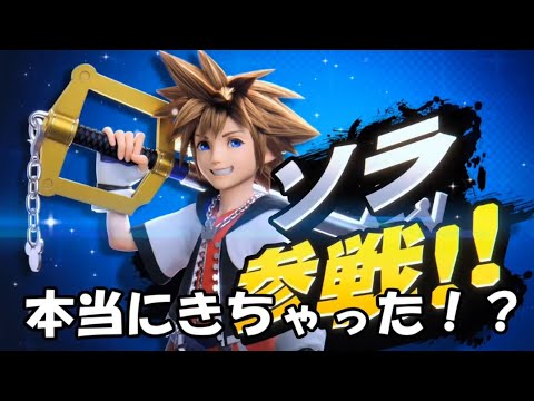 【新ファイター参戦！】キングダムハーツを全くやってない人でも驚きを隠せなかったソラ参戦！！【主の反応】（スマブラSP）