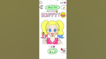 Draw Happy Queen Level 91 to 100 Walkthrough ( Android/ios )