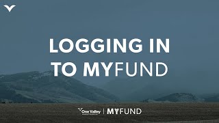 Celebrity How to Log In to Your MyFund Portal Profile