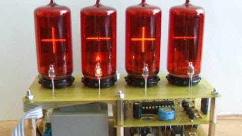 NIXIE BINARY  CLOCK