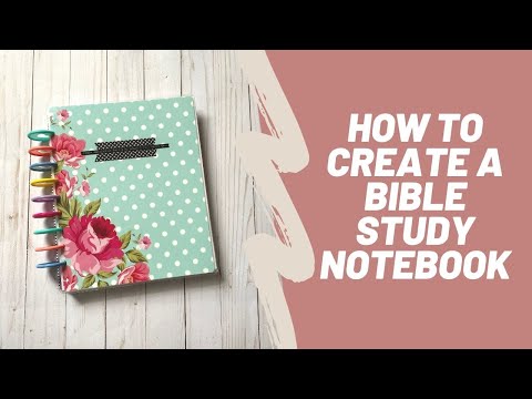 How to Create a Bible Study Notebook | Disc-bound Notebook | Giveaway