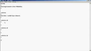 Créer un Menu Horizontal En Html Et Css Méthode 1
