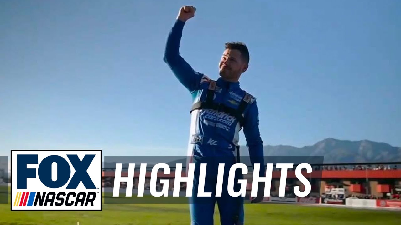 FINAL LAPS: Kyle Larson holds off Austin Dillon & wins in Fontana | NASCAR ON FOX HIGHLIGHTS