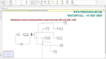 Stabilizing an rotary inverted pendulum using Fuzzy logic, PID, and LQR matlab simulation