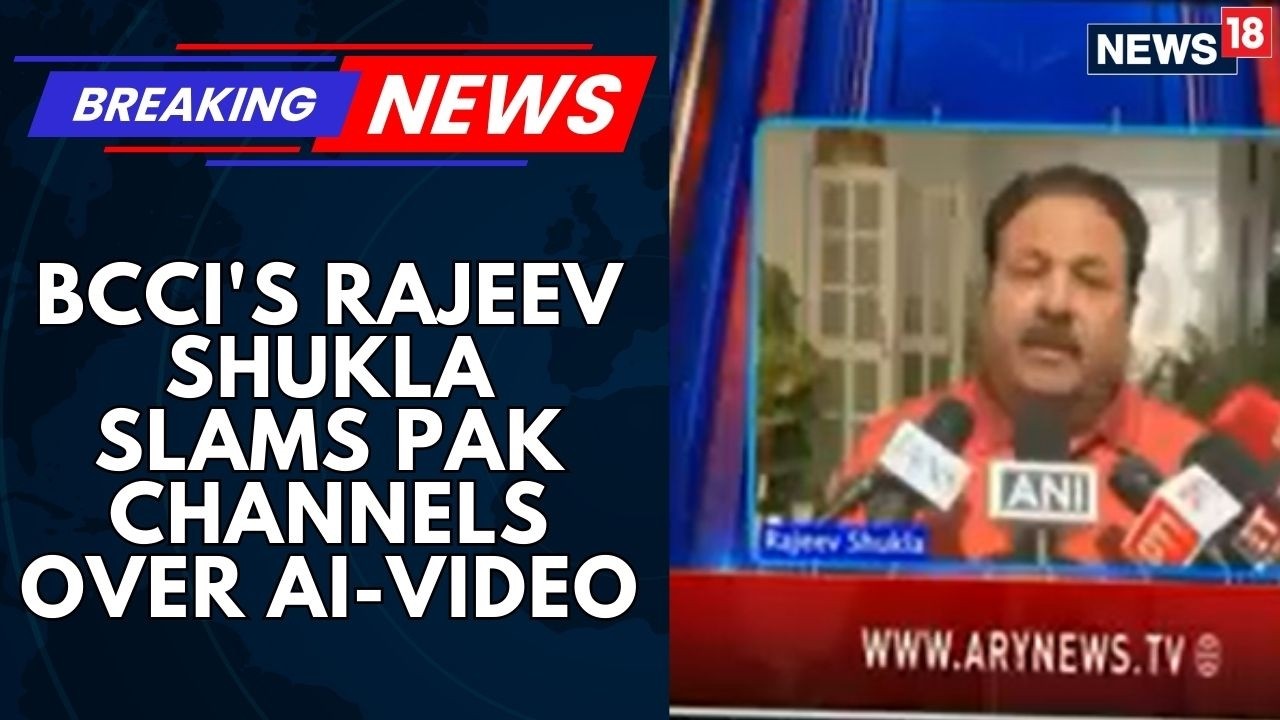 CNN-News18 Exclusive: How a Pakistani TV Show Used a Deepfake of Rajiv Shukla | News18 Updates