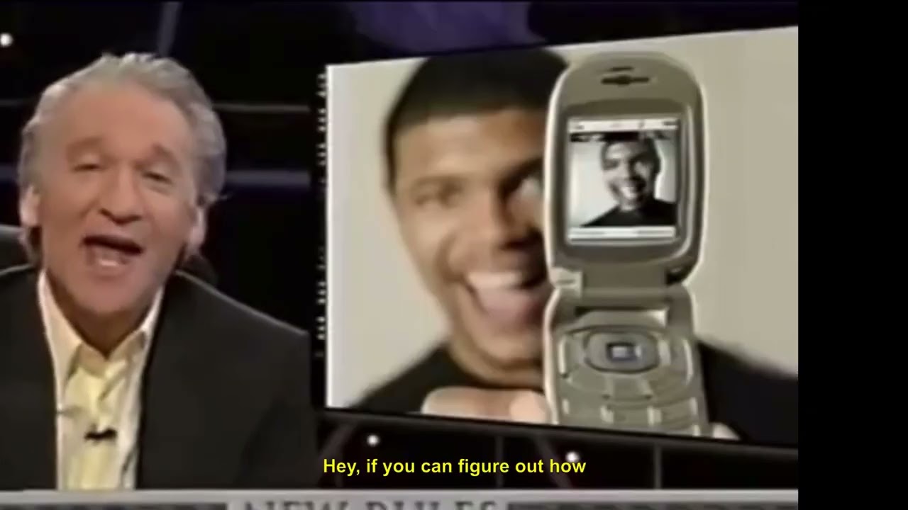 Bill Maher calling Bitcoin a scam is like when he called cell phones a scam  back in 2003..