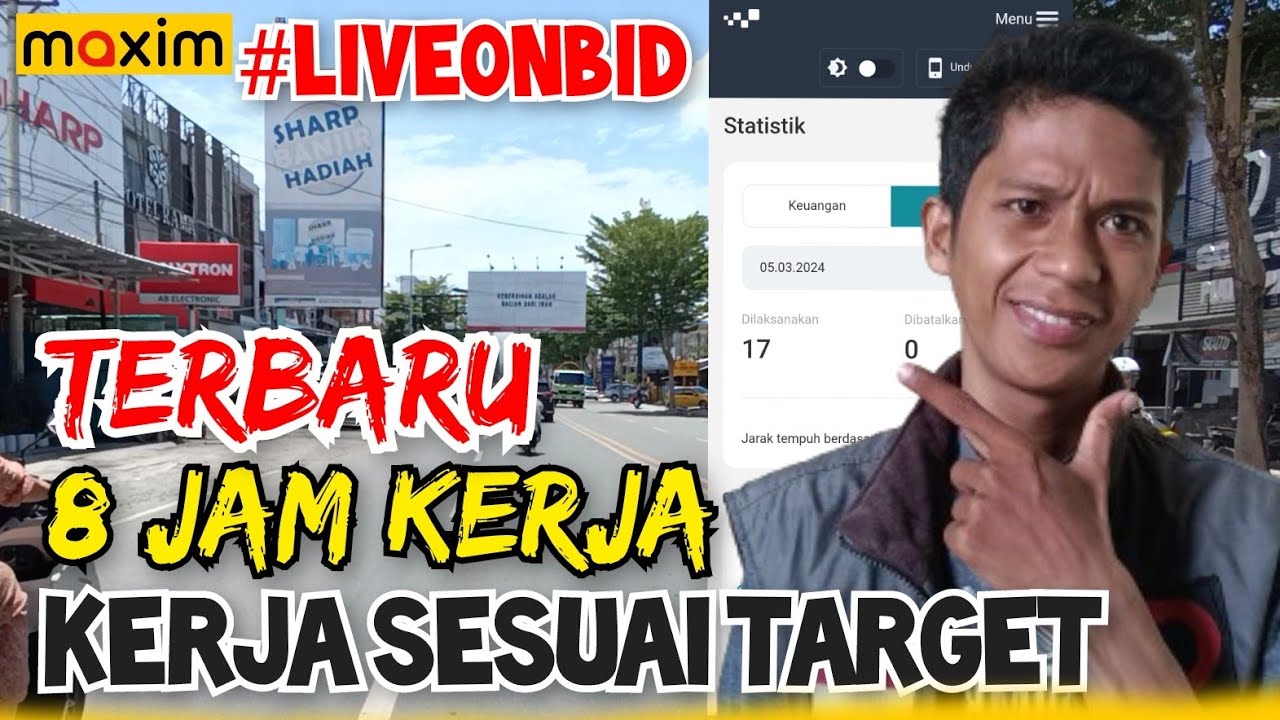 EDISI NARIK MAXIM SESUAI TARGET • LIVE BID MAXIM TERBARU • tutorial ...