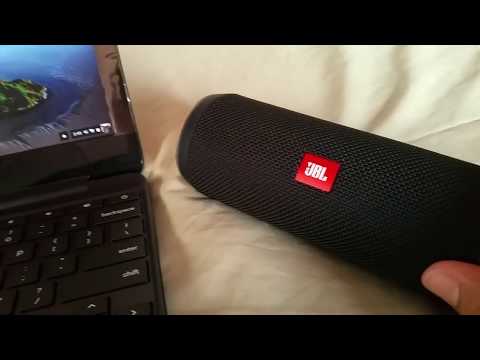 How to pair JBL Flip 4 bluetooth speaker to Chromebook