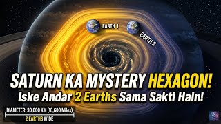Saturn ka Mystery Hexagon: Iske andar 2 Earths sama sakti hain! 🪐