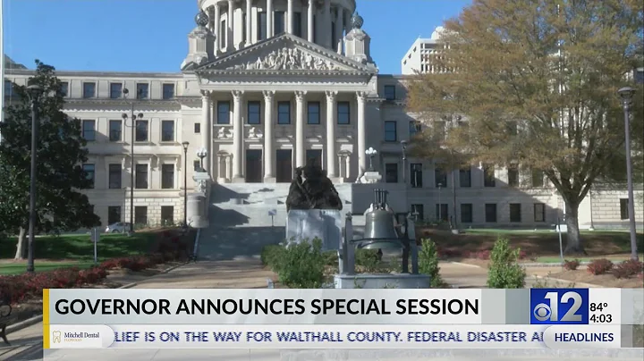 Mississippi governor calls special session to address budget