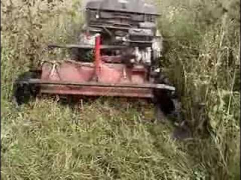 Косилка для квадроцикла ATV прицепная АТ 120 - YouTube