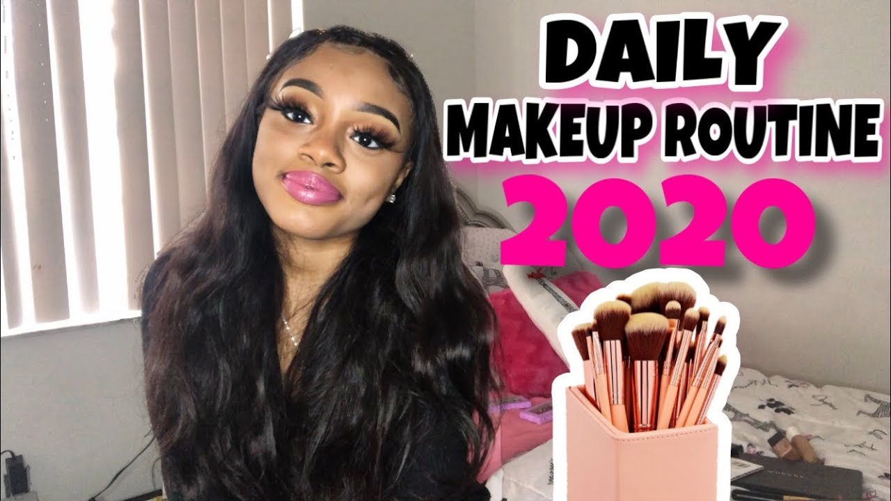 DAILY MAKEUP ROUTINE 2020 LYAAHDADOLL YouTube