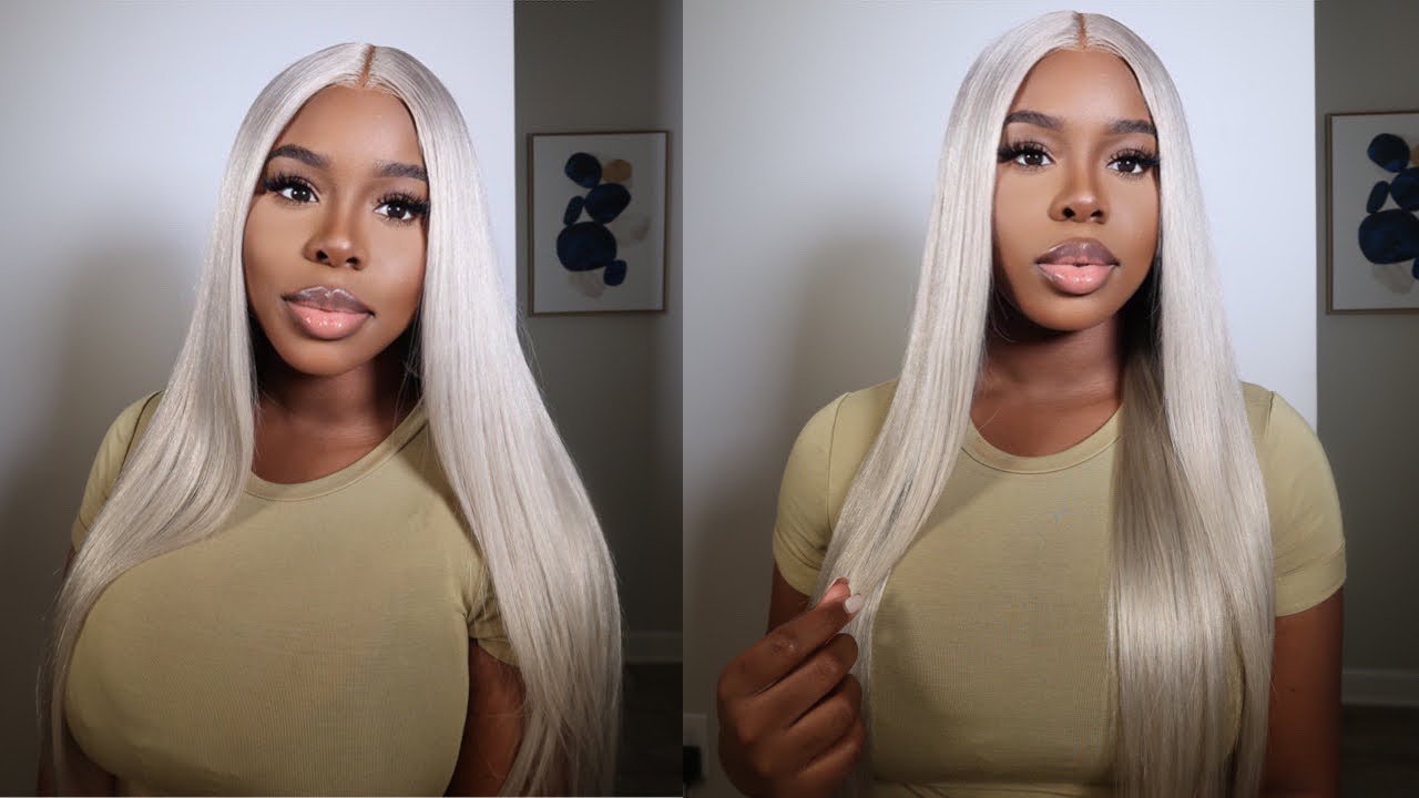 How to Tone 613 Hair To Ash Blonde + Glueless Install Tutorial ft. Amanda Hair
