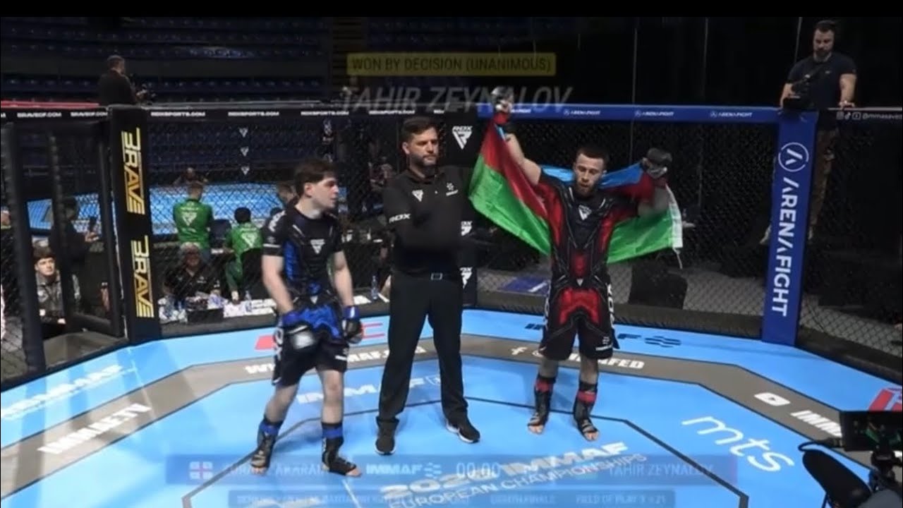Tahir Zeynalov (🇦🇿) vs Zurab Zakaraia (🇬🇪). 2026 IMMAF European Championships. Preliminary fight