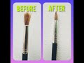 How to fix damaged paint brush into its original shape paint brush repair hacks