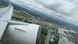 Japan Airlines 767-300ER Taking off from Vancouver (YVR)