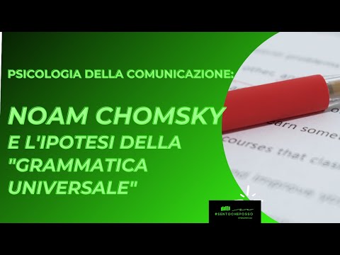 Video: Qual è il modello di acquisizione del linguaggio di Chomsky?