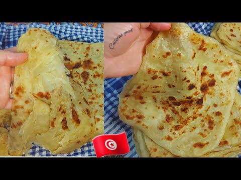 ملاوي بالحليب خفيف مورق من غير عجن وصفة إبريس تحضر في نصف ساعة من اسهل ما تحضرو ومن ابن ما تاكلو