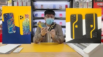 How to DIY a iphone 13 pro skin for you?  Iphone 13 splicing carbon fiber skin Installation Tutorial