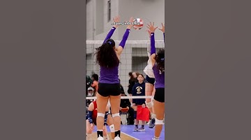 That block was CRAZY 👀🔥 #volleyball #volleyballworld #glowup #volleyballplayer #d1 #motivation