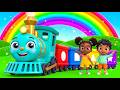 Learn Shapes with the Shape Train 🚂 Baby Songs | Nursery Rhyme &amp; Kids Song | Wheel on the Train