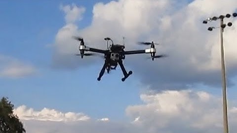 Y6 Hexacopter Test Flight