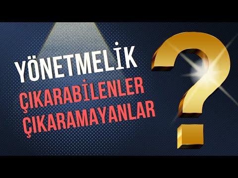 Yönetmelik Çıkarabilen Ve Çıkaramayan Kurumlar-İdare Hukuku