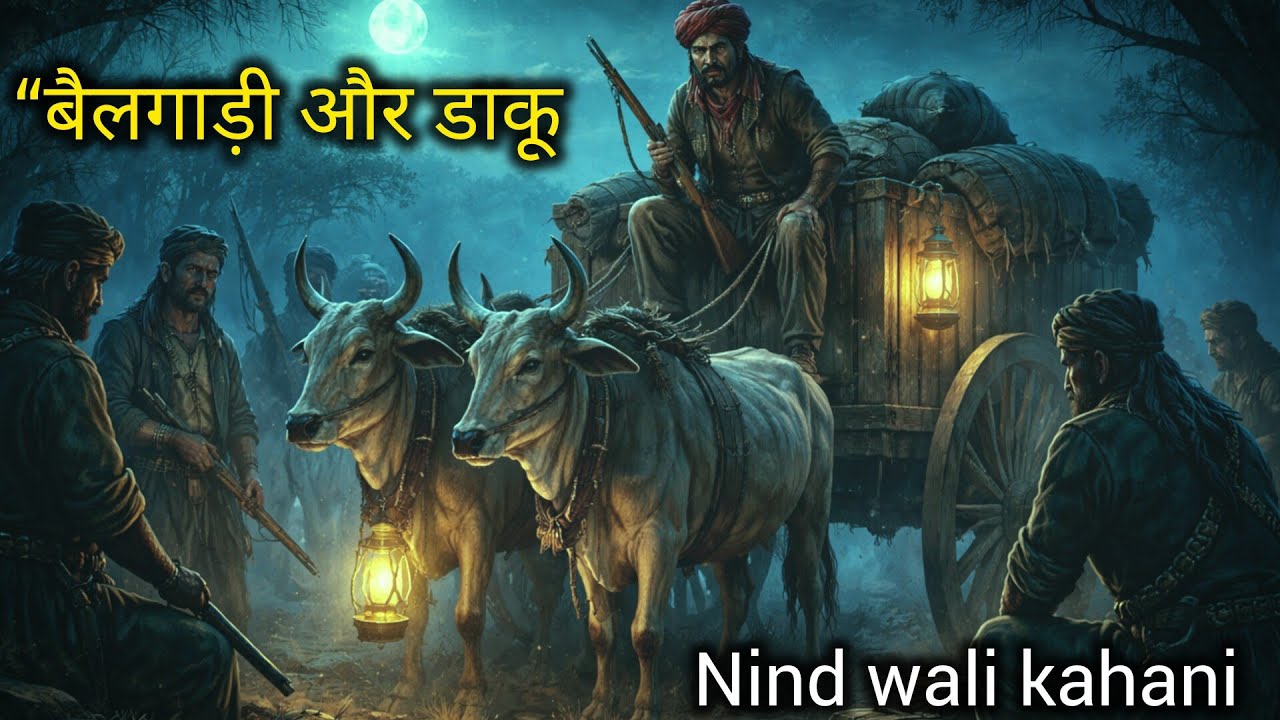 डाकू, बैलगाड़ी और दबाव भरा रास्ता llधनौरा: भारतीय गाँव की कहानी ll Village story ll Hindi story 