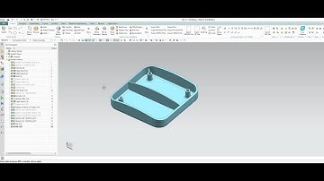Siemens NX - Creating Plastic Ribs in Siemens NX
