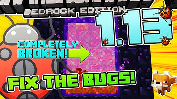 Minecraft Bedrock Edition 1.13 Bugs |  MCBE MCPE | Minecraft PE 1.13.0