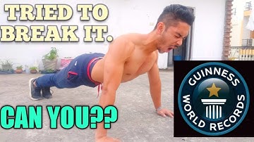 Most Push Ups In 30 Seconds World Record.