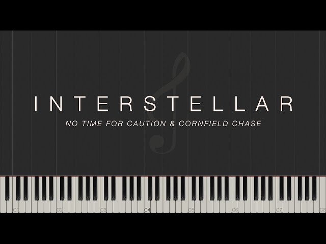 Interstellar Variations \\ No Time for Caution & Cornfield Chase \\ Synthesia Piano Tutorial