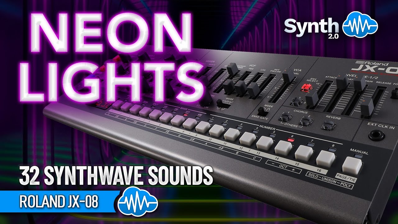 Roland Boutique JX-08 ♫ 32 Custom Sounds ▻ NEON LIGHTS - YouTube