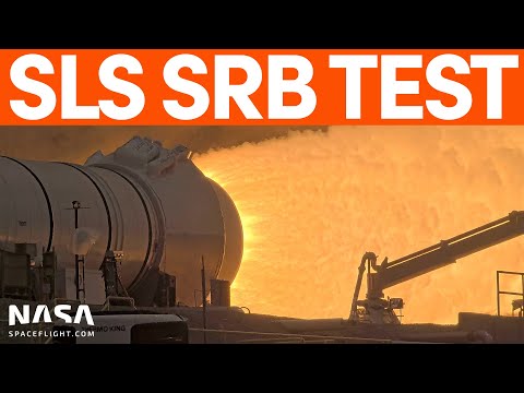 Worlds Largest Solid Rocket Booster Static Fired for SLS and Artemis