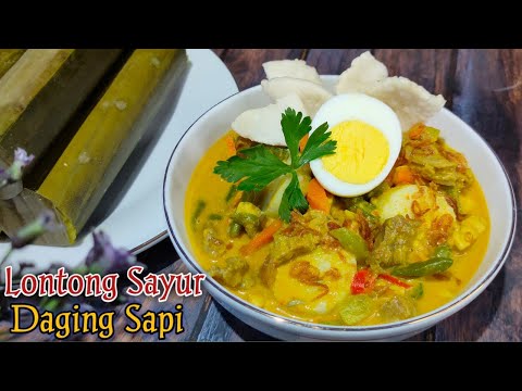 Sayur Lontong Daging Sapi
