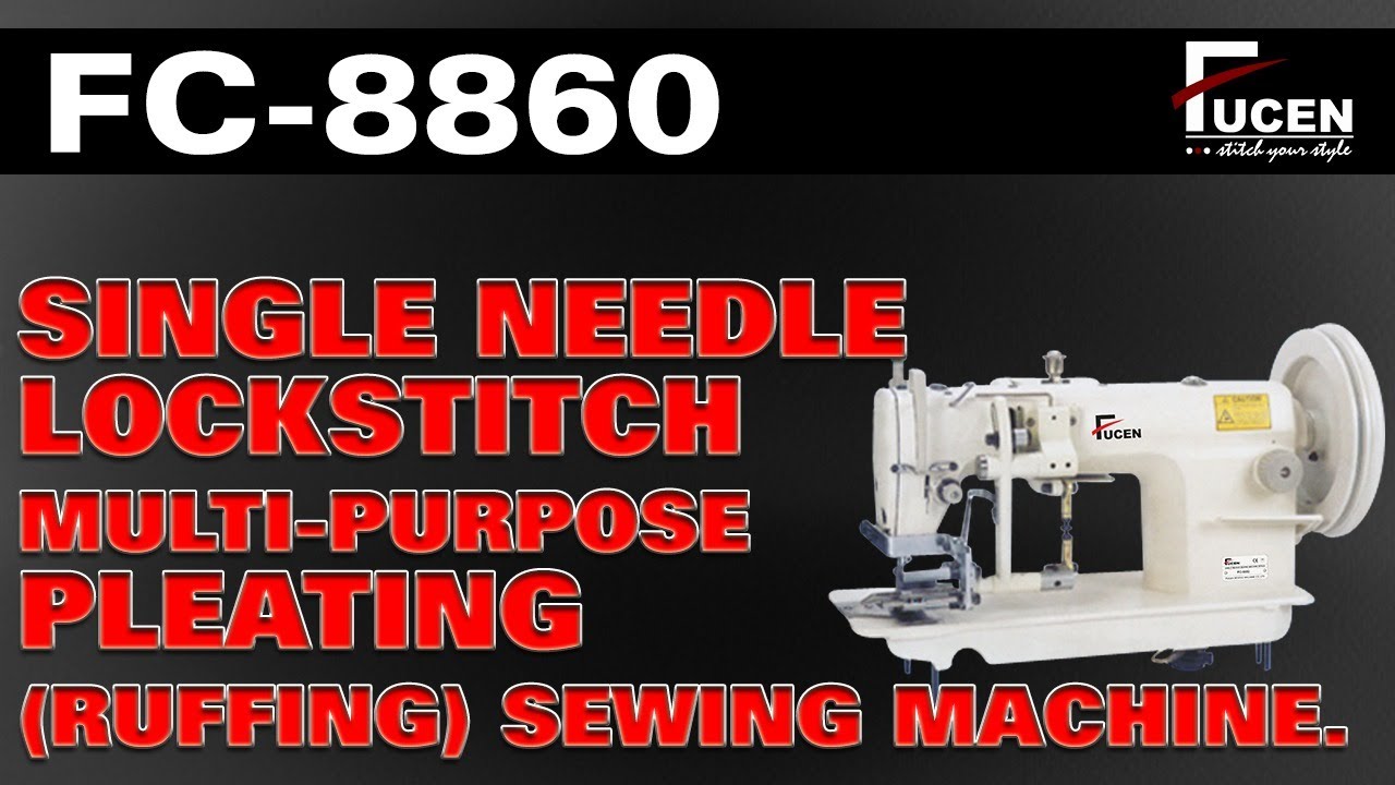 Ruffling Machine FC - 8860 | बड़ा गैपवाला पेलेटिग मशीन | Best ruffling machine ...