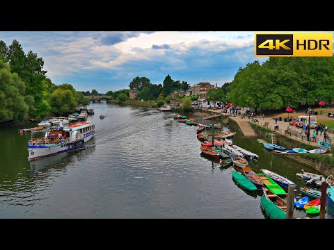 A London Walk in Richmond ⛵London's Beautiful Suburb Walk [4K HDR]